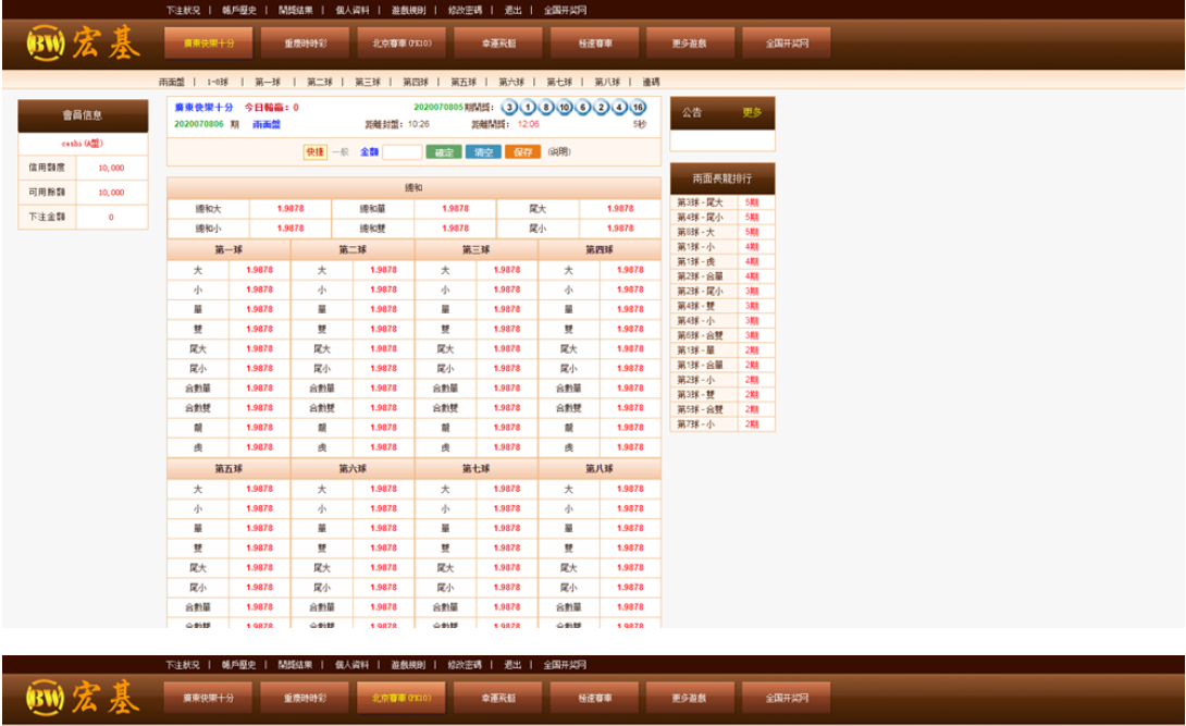 【完美运营版本】2021版BW宏基OA信用现金盘,PHP全开源修复版本,欢乐彩源码,带手机简版插图