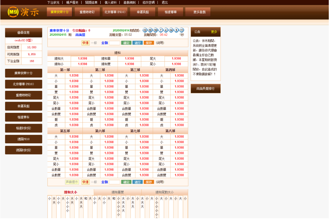 新版BW信用盘口源码-已修复所有采集插图